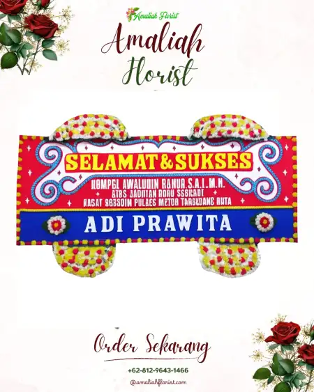 Papan Bunga Ucapan Selamat Klokah