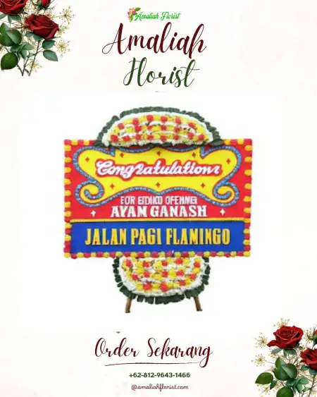 Sewa Papan Bunga Klokah